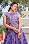 FANCY GOLD CRUSH EMBROIDERY SEQUENCE WITH THREAD WORK SHRUG WITH LEHENGA CHOLI PARTY WEAR WHOLESALE PRICE ETHNIC GARMENT (13)