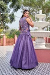 FANCY GOLD CRUSH EMBROIDERY SEQUENCE WITH THREAD WORK SHRUG WITH LEHENGA CHOLI PARTY WEAR WHOLESALE PRICE ETHNIC GARMENT (13)