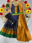 FANCY LICHI SILK JACQUARD WORK KID’S LEHENGA CHOLI DUPATTA WITH EXTRA BELT FESTIVE WEAR WHOLESALE PRICE ETHNIC GARMENT (38)