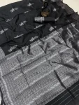 FANCY LICHI SILK WEAVING WORK SAREE WITH UNSTITCHED BLOUSE DAILY WEAR WHOLESALE PRICE ETHNIC GARMENT (2)