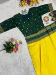 FANCY MYSORE SILK JACQUARD WORK GOWN SAREE DAILY WEAR WHOLESALE PRICE ETHNIC GARMENT (5)