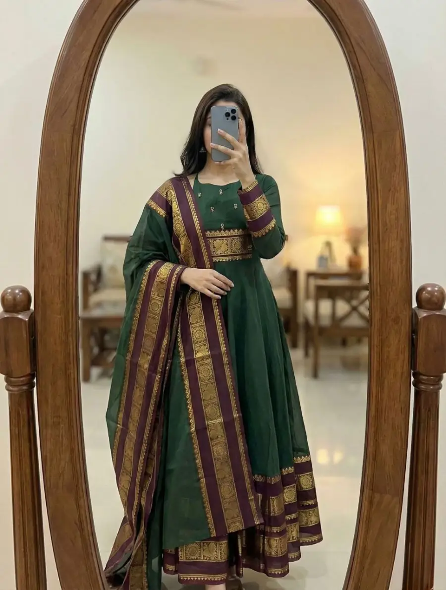 FANCY-PATTU-COTTON-HANDWORK-AND-JACQUARD-WEAVING-ZARI-BORDER-WORK-GOWN-WITH-DUPATTA-FESTIVE-WEAR-WHOLESALE-PRICE-ETHNIC-GARMENT-3.webp