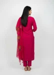 FANCY RAYON EMBROIDERY WORK TOP BOTTOM WITH DUPATTA FESTIVE WEAR WHOLESALE PRICE ETHNIC GARMENT (2)