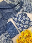 FANCY RAYON SLUB PRINT WORK TOP BOTTOM WITH DUPATTA FESTIVE WEAR WHOLESALE PRICE ETHNIC GARMENT (10)