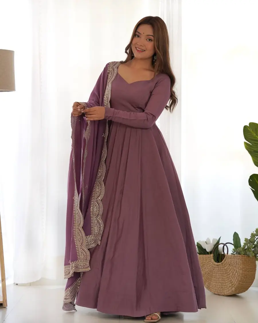 FANCY-ROMAN-CHANDERI-PLAIN-GOWN-BOTTOM-WITH-EMBROIDERY-SEQUENCE-WORK-DUPATTA-FESTIVE-WEAR-WHOLESALE-PRICE-ETHNIC-GARMENT-15.webp