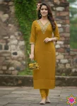 FANCY SLUB COTTON CODING DORI EMBROIDERY WORK ONLY KURTI DAILY WEAR WHOLESALE PRICE ETHNIC GARMENT (1)