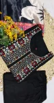 FANCY SLUB COTTON PRINT WORK TOP BOTTOM WITH DUPATTA FESTIVE WEAR WHOLESALE PRICE ETHNIC GARMENT (10)