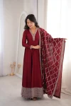 FANCY-VICHITRA-SILK-EMBROIDERY-SEQUENCE-DORI-AND-JARI-WORK-LACE-BORDER-WORK-GOWN-WITH-DUPATTA-FESTIVE-WEAR-WHOLESALE-PRICE-ETHNIC-GARMENT-11.webp