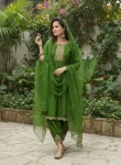 FANCY VICHITRA SILK EMBROIDERY WORK TOP DHOTI PENT WITH DUPATTA FESTIVE WEAR WHOLESALE PRICE ETHNIC GARMENT (5)
