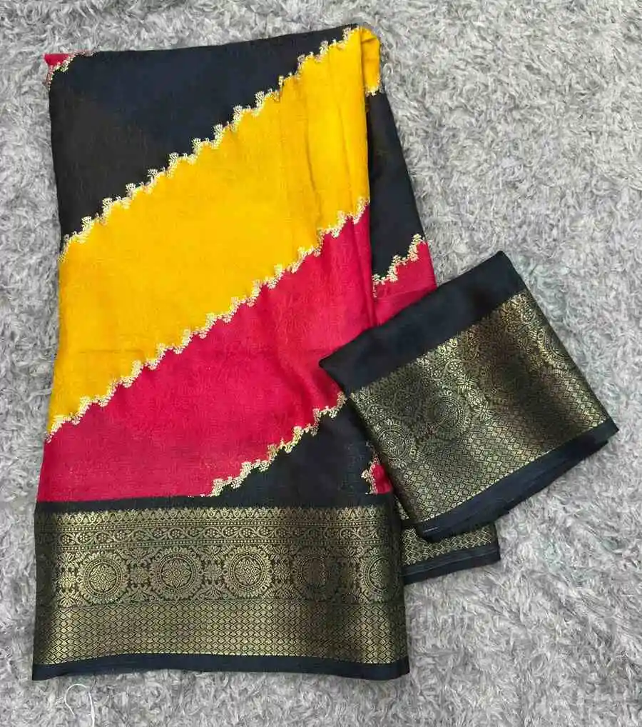 MARSH-MELON-JACQUARD-WEAVING-WORK-SAREE-WITH-UNSTITCHED-BLOUSE-FESTIVE-WEAR-WHOLESALE-PRICE-ETHNIC-GARMENT-2.webp