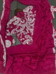 MODERN CHINON EMBROIDERY WORK READY TO WEAR SAREE WITH FULL STITCHED JACKET AND BLOUSE PARTY WEAR WHOLESALE PRICE ETHNIC GARMENT (4)