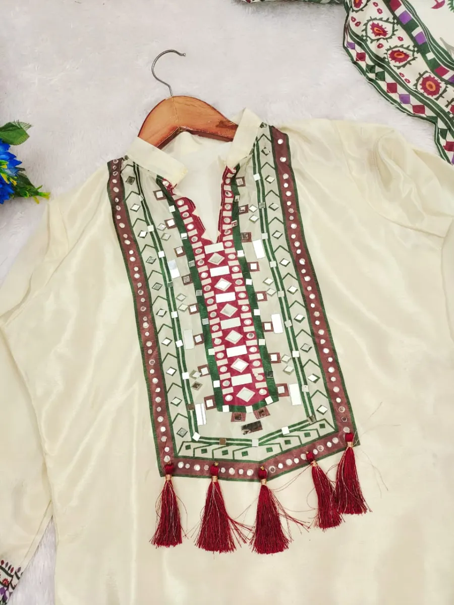 MODERN CHINON SILK DIGITAL PRINT + REAL MIRROR WORK TOP PALAZZO WITH DUPATTA FESTIVE WEAR WHOLESALE PRICE ETHNIC GARMENT (1)