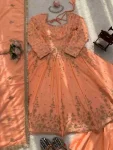 MODERN-CHINON-SILK-THREAD-SEQUENCE-WORK-WITH-FANCY-LACE-WORK-GOWN-LEHENGA-WITH-DUPATTA-WEDDING-WEAR-WHOLESALE-PRICE-ETHNIC-GARMENT-2.webp