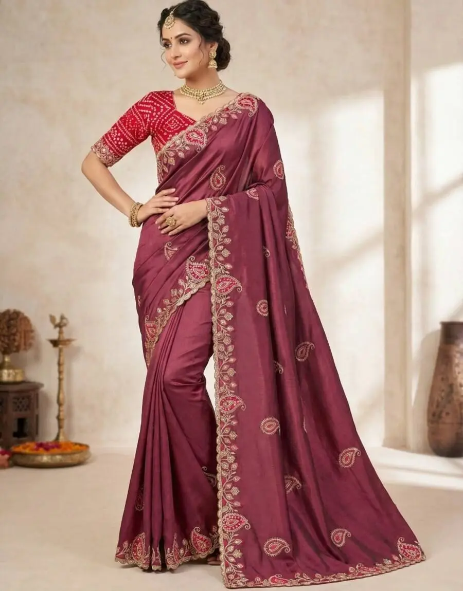 MODERN-CHINON-SILK-ZARI-SEQUENCE-EMBROIDERY-WITH-BANDHNI-PATCH-AND-ZARI-EMBROIDERY-BORDER-WORK-SAREE-WITH-UNSTITCHED-BLOUSE-WEDDING-WEAR-WHOLESALE-PRICE-ETHNIC-GARMENT-11.jpg.webp.webp