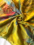 MODERN FENDY SATIN EMBROIDERY WORK SAREE WITH UNSTITCHED BLOUSE PARTY WEAR WHOLESALE PRICE ETHNIC GARMENT (5)