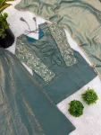 MODERN FENDY SILK EMBROIDERY SEQUENCE WORK TOP PALAZZO WITH DUPATTA FESTIVE WEAR WHOLESALE PRICE ETHNIC GARMENT (4)