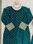 MODERN FENDY SILK THREAD & SEQUENCE WORK TOP BOTTOM WITH DUPATTA FESTIVE WEAR WHOLESALE PRICE ETHNIC GARMENT (6)