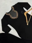 MODERN FEORGETTE EMBROIDERY, SEQUENCE WORK TOP PALAZZO WITH BUSTIER FESTIVE WEAR WHOLESALE PRICE ETHNIC GARMENT (3)