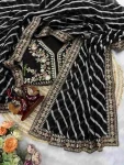 MODERN-GEORGETTE-LEHERIYA-PRINT-WITH-SEQUENCE-AND-CODING-EMBROIDERY-WORK-SAREE-WITH-UNSTITCHED-BLOUSE-FESTIVE-WEAR-WHOLESALE-PRICE-ETHNIC-GARMENT-3.webp