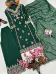 MODERN GEORGETTE SEQUENCE & ZARI THREAD EMBROIDERY WORK WITH PEARL WORK TOP PALAZZO WITH DUPATTA FESTIVE WEAR WHOLESALE PRICE ETHNIC GARMENT (7)