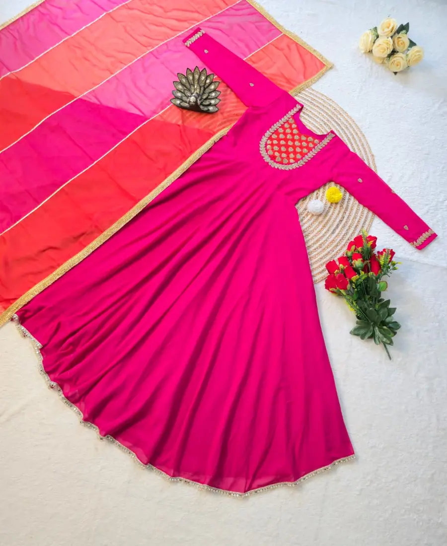 MODERN-GEORGETTE-SILK-HANDWORK-MIRROR-LACE-BORDER-WORK-GOWN-WITH-DUPATTA-FESTIVE-WEAR-WHOLESALE-PRICE-ETHNIC-GARMENT-5.webp