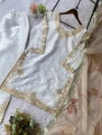 MODERN GMY SILK CODING WITH SEQUENCE EMBROIDERY WITH BEADS WORK TOP PALAZZO WITH DUPATTA FESTIVE WEAR WHOLESALE PRICE ETHNIC GARMENT (10)