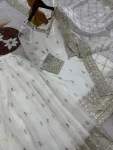 MODERN JIMMY CHOO SILK EMBROIDERY AND SEQUENCE WORK TOP PALAZZO WITH DUPATTA FESTIVE WEAR WHOLESALE PRICE ETHNIC GARMENT (4)