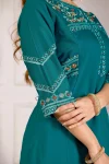 MODERN MANGO SILK MULTI EMBROIDERY THREAD WITH HAND WORK TOP PALAZZO WITH DUPATTA FESTIVE WEAR WHOLESALE PRICE ETHNIC GARMENT (26)