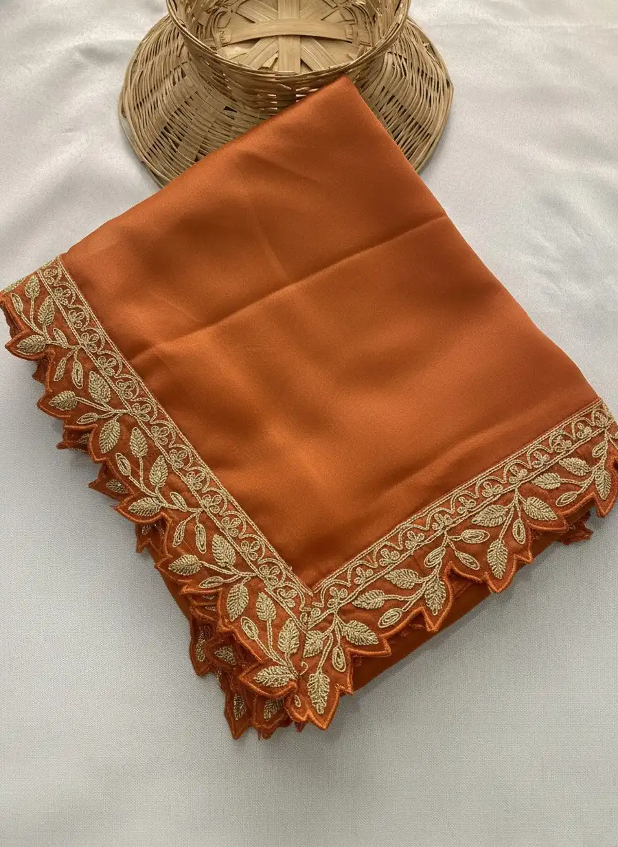 MODERN RANGOLI SILK EMBROIDERY CUTWORK WORK LACE BORDER WORK SAREE WITH UNSTITCHED BLOUSE FESTIVE WEAR WHOLESALE PRICE ETHNIC GARMENT (7)