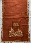 MODERN RANGOLI SILK EMBROIDERY CUTWORK WORK LACE BORDER WORK SAREE WITH UNSTITCHED BLOUSE FESTIVE WEAR WHOLESALE PRICE ETHNIC GARMENT (4)