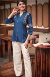 MODERN RAYON EMBROIDERY WORK ONLY TOP DAILY WEAR WHOLESALE PRICE ETHNIC GARMENT (8)