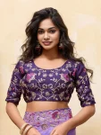 MODERN STAR GEORGETTE EMBROIDERY CUTWORK WORK ARC BORDER WORK SAREE WITH UNSTITCHED BLOUSE FESTIVE WEAR WHOLESALE PRICE ETHNIC GARMENT (7)