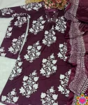 NEW ARRIVAL 14KG RAYON PAPER MIRROR EMBROIDERY PRINT WORK TOP BOTTOM WITH DUPATTA FESTIVE WEAR WHOLESALE PRICE ETHNIC GARMENT (6)