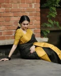 NEW ARRIVAL BANARASI SILK WEAVING WORK SAREE WITH UNSTITCHED BLOUSE FESTIVE WEAR WHOLESALE PRICE ETHNIC GARMENT (3)