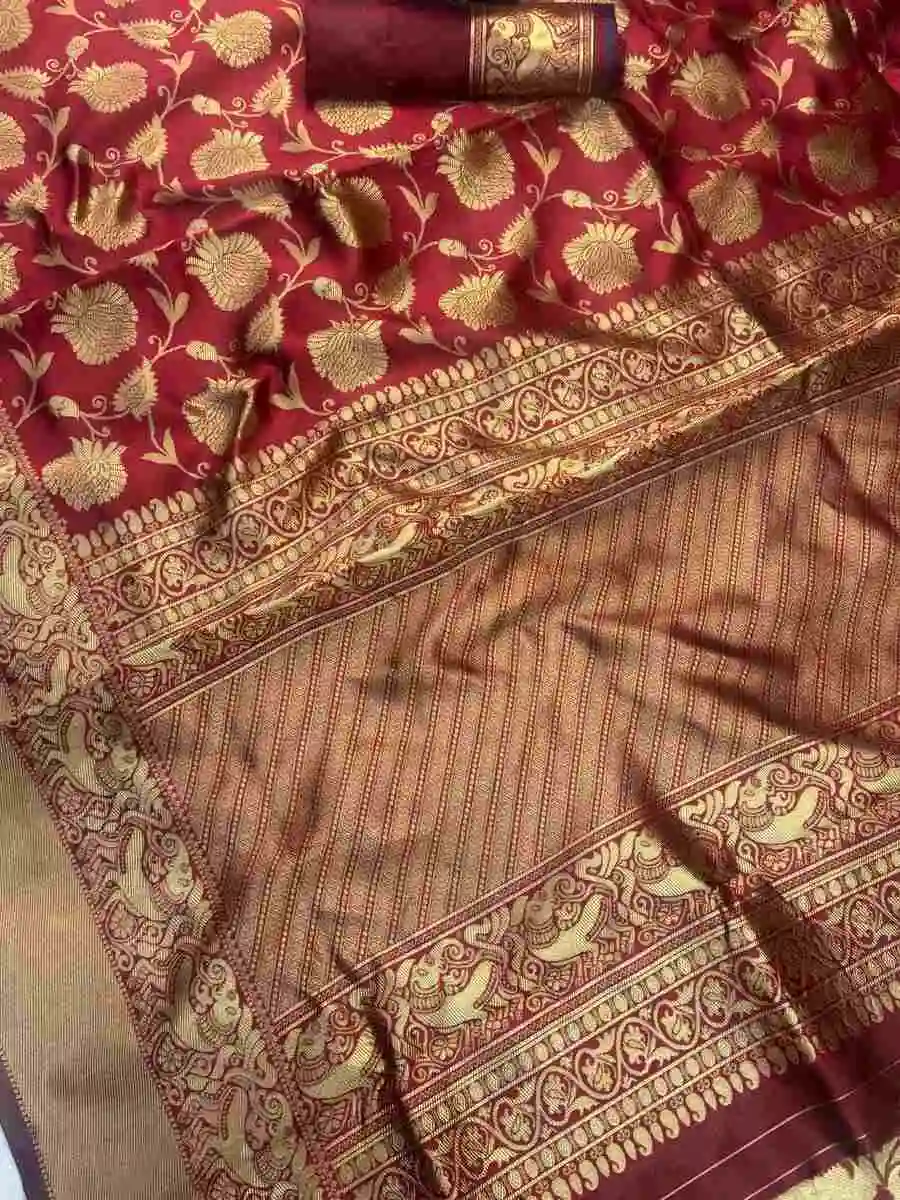 NEW-ARRIVAL-LICHI-SILK-BANARASI-WEAVING-WORK-SAREE-WITH-UNSTITCHED-BLOUSE-FESTIVE-WEAR-WHOLESALE-PRICE-ETHNIC-GARMENT-16.webp