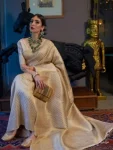 NEW-ARRIVAL-LICHI-SILK-JACQUARD-WORK-SAREE-WITH-UNSTITCHED-BLOUSE-FESTIVE-WEAR-WHOLESALE-PRICE-ETHNIC-GARMENT-3.webp