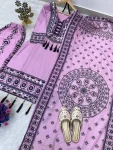 NEW ARRIVAL MUSLIN DIGITAL PRINT WITH LATKAN AND REAL MIRROR WORK TOP PALAZZO WITH DUPATTA FESTIVE WEAR WHOLESALE PRICE ETHNIC GARMENT (2)