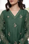 RICH LOOK CHANDERI SILK SEQUENCE CODING EMBROIDERY WORK TOP BOTTOM WITH DUPATTA FESTIVE WEAR WHOLESALE PRICE ETHNIC GARMENT (3)