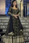 RICH LOOK CHINON SILK CODING EMBROIDERY  SEQUENCE WORK GOWN BOTTOM WITH DUPATTA GREEN