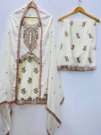 RICH LOOK CHINON SILK EMBROIDERY SEQUENCE WITH FANCY LATKAN WORK TOP PALAZZO WITH DUPATTA FESTIVE WEAR WHOLESALE PRICE ETHNIC GARMENT (2)