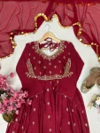 RICH-LOOK-CHINON-SILK-SEQUENCE-ZARI-EMBROIDERY-WORK-GOWN-BOTTOM-WITH-DUPATTA-WEDDING-WEAR-WHOLESALE-PRICE-ETHNIC-GARMENT-9.webp