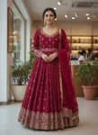 RICH-LOOK-CHINON-SILK-SEQUENCE-ZARI-EMBROIDERY-WORK-GOWN-BOTTOM-WITH-DUPATTA-WEDDING-WEAR-WHOLESALE-PRICE-ETHNIC-GARMENT-9.webp