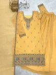 RICH LOOK CRUNCHY SILK EMBROIDERY SEQUENCE,DORI,THREAD AND JARI WORK TOP PALAZZO WITH DUPATTA FESTIVE WEAR WHOLESALE PRICE ETHNIC GARMENT (8)