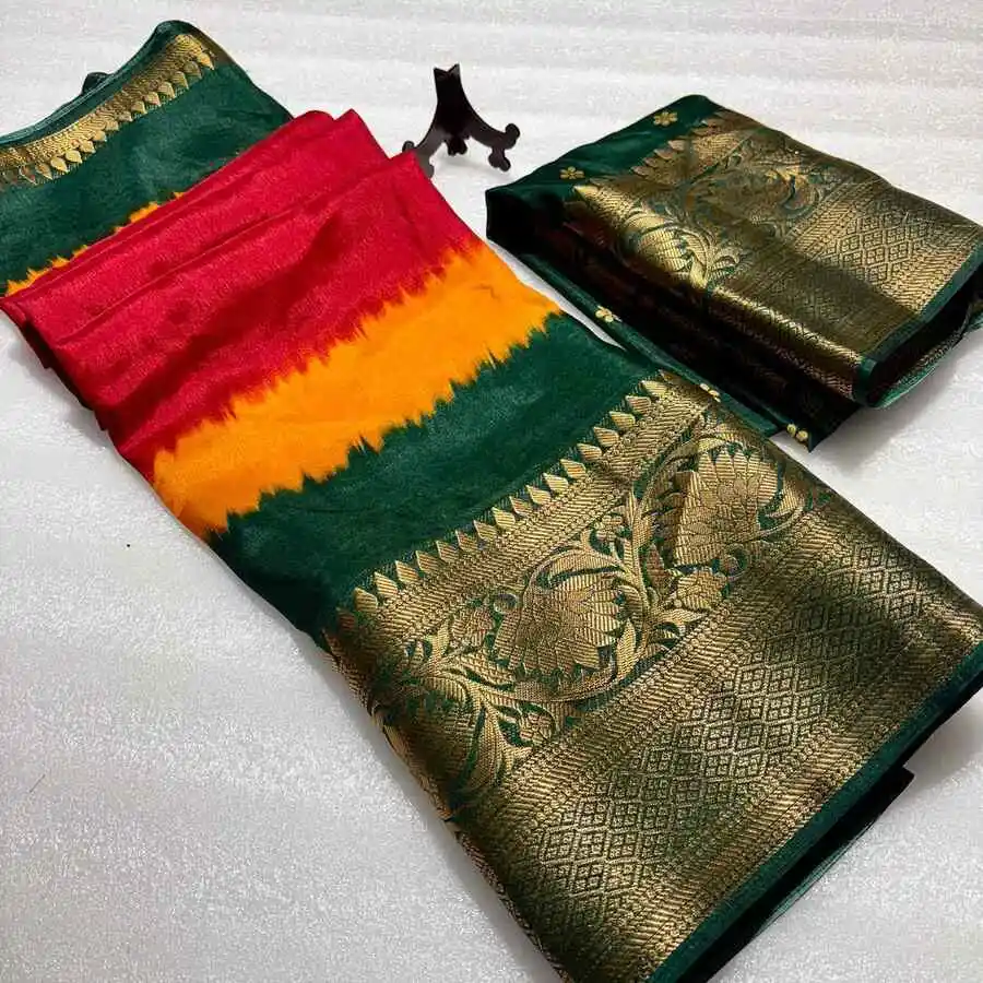 RICH-LOOK-DOLA-SILK-JACQUARD-WEAVING-BORDER-AND-BEAUTIFUL-HD-KALAMKARI-PRINT-WORK-SAREE-WITH-UNSTITCHED-BLOUSE-FESTIVE-WEAR-WHOLESALE-PRICE-ETHNIC-GARMENT-4.jpg.webp.webp