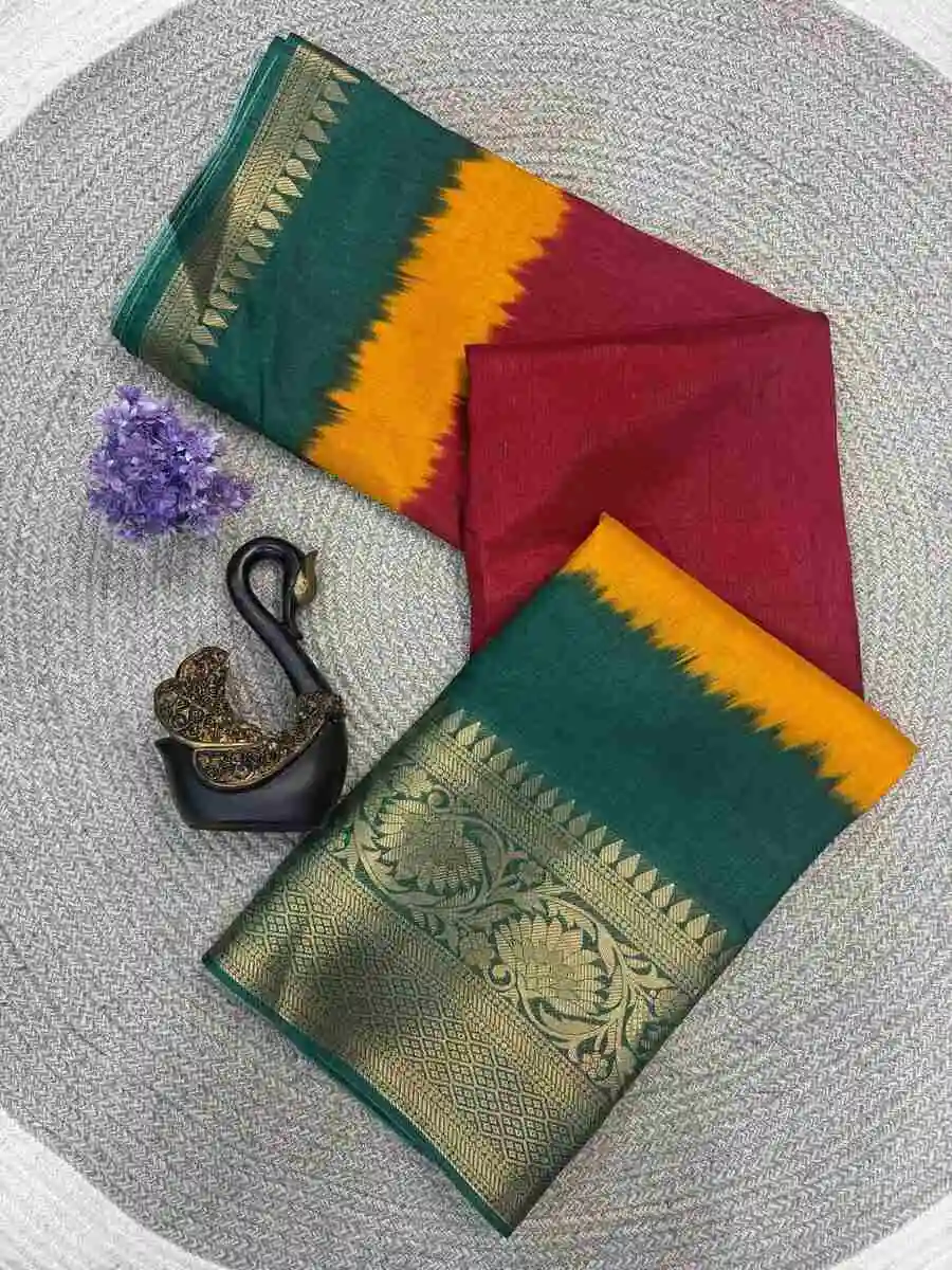 RICH-LOOK-DOLA-SILK-JACQUARD-WEAVING-BORDER-AND-BEAUTIFUL-HD-KALAMKARI-PRINT-WORK-SAREE-WITH-UNSTITCHED-BLOUSE-FESTIVE-WEAR-WHOLESALE-PRICE-ETHNIC-GARMENT-8.jpg.webp.webp