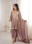 RICH LOOK FENDY REAL MIRROR WITH CODING EMBROIDERY LACE WORK TOP BOTTOM WITH DUPATTA FESTIVE WEAR WHOLESALE PRICE ETHNIC GARMENT (7)