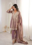 RICH LOOK FENDY REAL MIRROR WITH CODING EMBROIDERY LACE WORK TOP BOTTOM WITH DUPATTA FESTIVE WEAR WHOLESALE PRICE ETHNIC GARMENT (7)