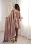 RICH LOOK FENDY REAL MIRROR WITH CODING EMBROIDERY LACE WORK TOP BOTTOM WITH DUPATTA FESTIVE WEAR WHOLESALE PRICE ETHNIC GARMENT (7)
