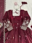 RICH-LOOK-FENDY-THREAD-AND-SEQUENCE-WORK-GOWN-BOTTOM-WITH-DUPATTA-FESTIVE-WEAR-WHOLESALE-PRICE-ETHNIC-GARMENT-2.webp