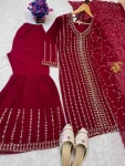 RICH-LOOK-GEORGETTE-EMBROIDERY-SEQUENCE-WORK-TOP-SHARARA-WITH-DUPATTA-FESTIVE-WEAR-WHOLESALE-PRICE-ETHNIC-GARMENT-2.webp
